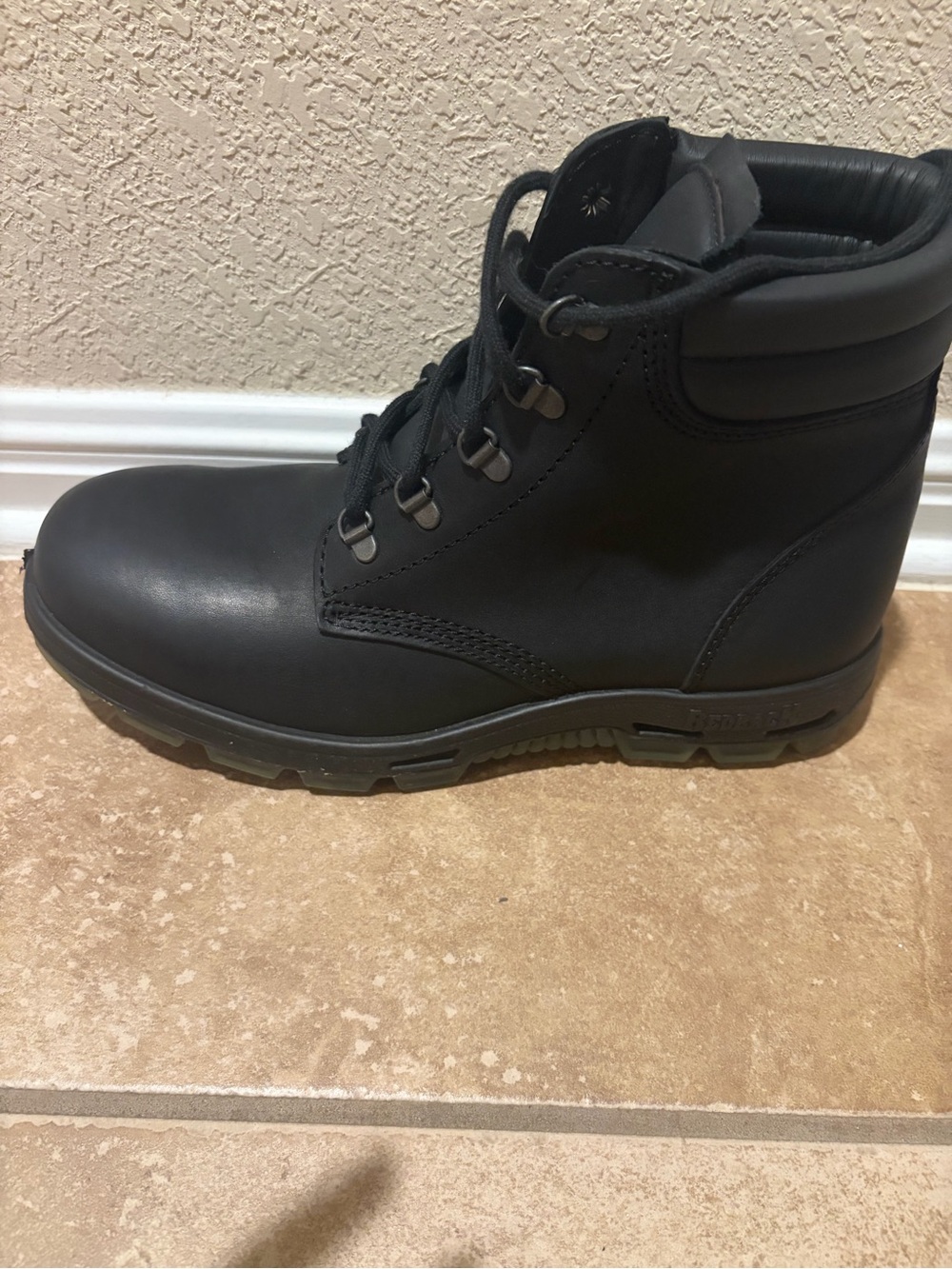 Redback Men's Black Lace-Up Work Boots — Rugged All-Day Comfort - Picture 5 of 14